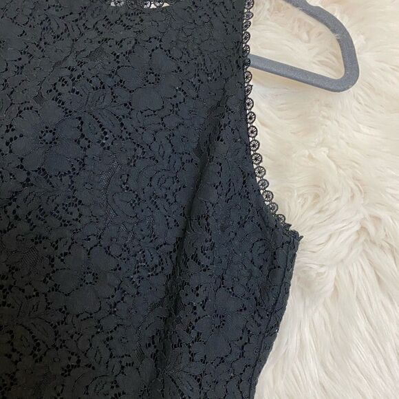 Cabi | 3605 Black Lace Display Tank Top | M - Picture 4 of 10